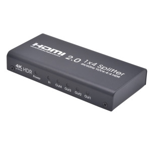 Répartiteur de commutateur Ultra HD 4K AYS-14V20 HDMI 2.0 1x4 (Noir) SH257B469-20