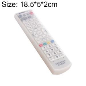 5 PCS Housse de protection en silicone pour télécommande, taille: 18,5 * 5 * 2 cm SH43861761-20