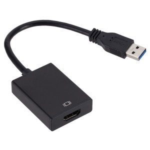 Câble convertisseur de carte graphique externe USB3.0 vers HDMI (noir) SH870B581-20