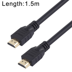 Câble Full HD ultra-rapide Full HD 4K x 2K 30AWG avec Ethernet Câble audio / vidéo numérique avancé Câble TV 4K x 2K connecté à l'ordinateur 19 + version cuivre étamé, longueur: 1,5 m SH50021436-20