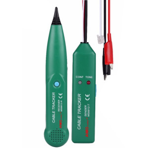 Traqueur de câble de ligne téléphonique BSIDE MS6812 RJ11 et RJ45, y compris l'expéditeur et le récepteur SH5466990-20