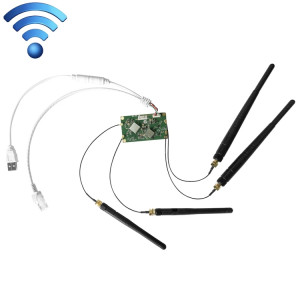 Module WiFi bibande VM5G 1200 Mbps 2,4 GHz et 5 GHz avec 4 antennes, prise en charge de la transmission transparente de la couche IP / couche MAC, appliquée au répéteur / pont et AP et transmission vidéo à distance SH5623386-20