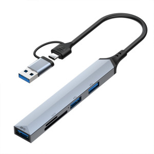Adaptateur de station d'accueil multifonction V253B 5 en 1 USB + USB-C/Type-C vers USB SH5716241-20