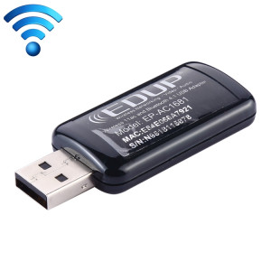 EDUP EP-AC1681 2 en 1 AC1200Mbps 2.4GHz & 5.8GHz Adaptateur WiFi USB double bande Carte réseau externe avec fonction Bluetooth 4.1 SE60921837-20