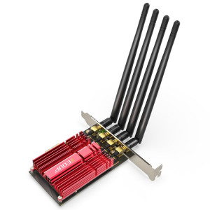 EDUP 9633-800 AC1900Mbps 2.4GHz & 5GHz Adaptateur PCI-Express double bande 4 antennes Carte réseau externe SE60981907-20
