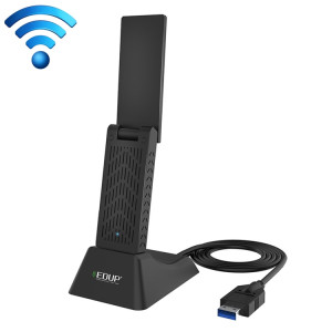 EDUP EP-AC1675 AC1900Mbps 2.4GHz & 5.8GHz double bande USB3.0 adaptateur WiFi carte réseau externe SE6111552-20