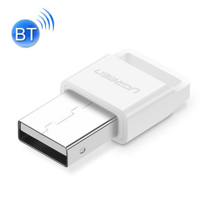 UGREEN USB 2.0 Bluetooth Adaptateur APTX Bluetooth V4.0 Dongle Récepteur Audio Bluetooth Transmetteur pour PC, Distance de transmission: 20m (Blanc) SU561W1158-20