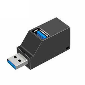 Mini portable 2 x USB 2.0 + 1 x USB 3.0 HUB avec cordon SH6600990-20