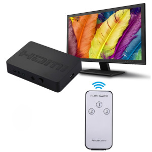1080P 3 x 1 ports (3 ports d'entrée x 1 port de sortie) Commutateur HDMI avec télécommande SH6690278-20