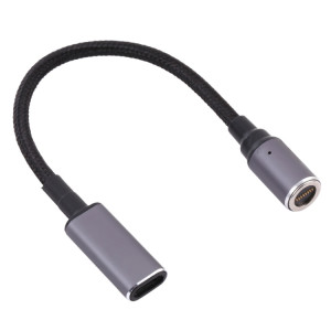 USB-C / TYPE-C female à 8 broches Magnetic DC Tête ronde Câble d'adaptateur de chargement SH67451691-20