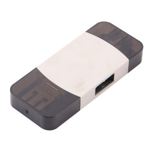 8 en 1 Type-C / USB-C + 8 broches + Dual USB + SD + TF + Micro Carte + Adaptateur multifonction OTG SH71311377-20