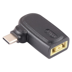 100W Big Square Femelle vers USB-C / Type-C Connecteur Adaptateur pour Ordinateur Portable SH71621060-20
