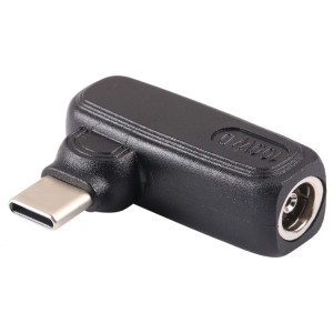 Connecteur adaptateur pour ordinateur portable 100 W 5,5 x 1,7 mm femelle vers USB-C/Type-C mâle SH7163835-20