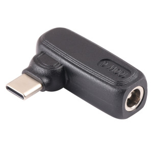 Connecteur adaptateur pour ordinateur portable 100 W 5,5 x 2,5 mm femelle vers USB-C/Type-C mâle SH7165267-20