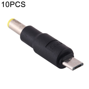 Connecteur de prise d'alimentation CC 10 PCS 5,5 x 2,5 mm vers Micro USB SH72151154-20