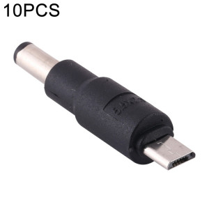 10 PCS 5,5 x 2,1 mm vers connecteur d'alimentation micro USB DC SH72161486-20