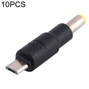 10 PCS 5,5 x 1,7 mm vers connecteur d'alimentation micro USB DC SH72211139-20