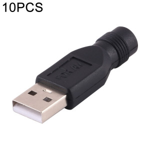 10 PCS 4.0 x 1.7mm Femelle vers USB 2.0 Mâle Connecteur d'alimentation CC SH7223233-20