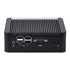 PC de contrôle industriel sans fanless avec 4 ports USB et port COM RS-232, 8 Go de RAM, N2920 Intel Celeron N2920 2.0GHz Quard Core, Support Bluetooth 4.0 & 2.4G / 5.0g Wifi Dual-Band (Noir) SH735B1292-20