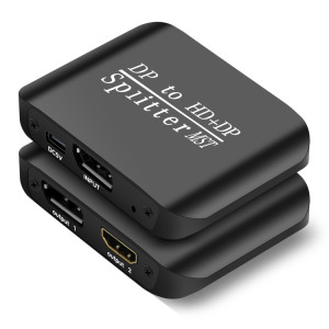 NK-W60 DP DisplayPort vers HDMI, répartiteur DP DisplayPort MST / SST commutateur de moniteur (noir) SH109B1280-20