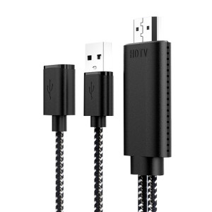7563s USB-C / Type-C femelle vers 2K HDMI mâle câble adaptateur vidéo HD, longueur du câble: 1 m SH8452939-20