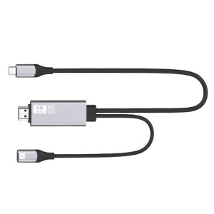 9572PD Câble adaptateur vidéo USB-C / Type-C mâle vers HDMI mâle 4K HD, longueur du câble: 1,8 m SH8456962-20