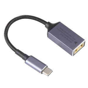 Câble adaptateur USB-C / Type-C mâle à prise carrée en nylon tressé femelle pour Lenovo SH85481207-20