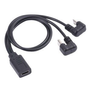 Mâle USB-C / C / C / C / Micro USB masculin USB sur un câble femelle USB-C / Type-C SH87281457-20