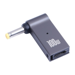Femme USB-C / Type-C femelle à DC 4.0x1.7mm Adaptateur de chargement d'ordinateur mâle pour Lenovo SH88841041-20