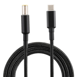 PD 100W 7,9 x 5,0 mm mâle vers USB-C / Type-C câble de charge d'alimentation en nylon mâle, longueur du câble: 1,7 m SH90021575-20