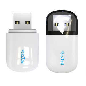 EZCast EZC-5200BS Adaptateur sans fil WiFi double bande 600 Mbps + Bluetooth USB 2.0 (blanc) SH415W1762-20