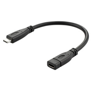 USB 3.1 Type-C / USB-C Mâle à type C / USB-C femelle Gen2 Câble adaptateur, Longueur: 1M SH9826949-20