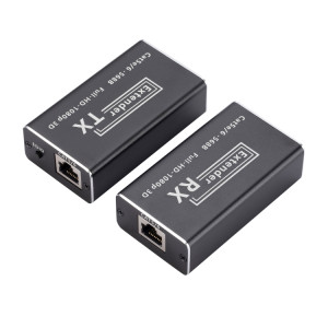 Transmetteur RJ45 vers HDMI HD 60 m, extension de réseau unique, amplificateur de signal HDMI, prise américaine SH99411202-20