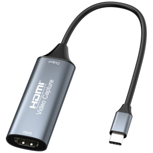 Carte de capture vidéo HD 4K 30 Hz HDMI vers USB-C/Type-C avec câble SH99421027-20
