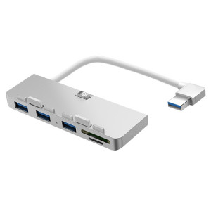 Rocketek pour iMac USB3.0 x 3 + SD / TF Station d'extension HUB multifonction SR996992-20