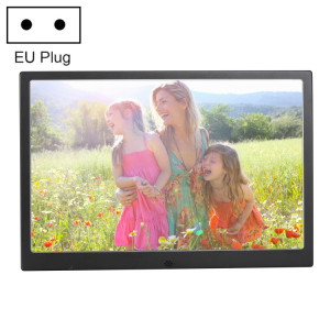 HSD1504 15,4 pouces LED 1280x800 Affichage haute résolution Cadre photo numérique avec support et télécommande, support SD / MMC / MS Port / Port USB, plug EU (noir) SH6BEU1064-20