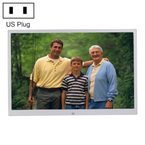 HSD1707 17 pouces LED 1440x900 Affichage haute résolution Cadre photo numérique avec support et télécommande, support SD / MMC / MS Carte / Port USB, plug us (Silver) SH0SUS423-20