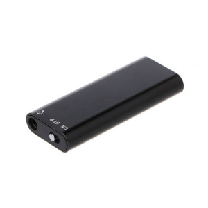 Stylo enregistreur USB 8 Go Lecteur MP3 Classe d'écoute Stylo mémoire Old Man (noir) SH039B370-20