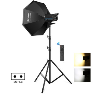 PULUZ 150W 3200K-5600K Photo studio strobe flash Light Kit avec Softbox Reflector & Trépied (Plug EU) SP08EU801-20