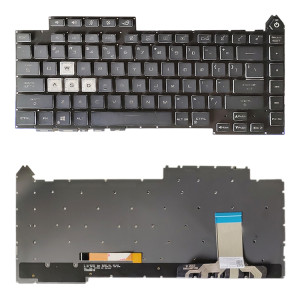 Clavier d'ordinateur portable rétro-éclairé Version américaine G513, pour Asus ROG Strix G15 G513Q G513QM G513QY GL543 0KBR0-4810US00 4812US00 4814US00 SH99521126-20