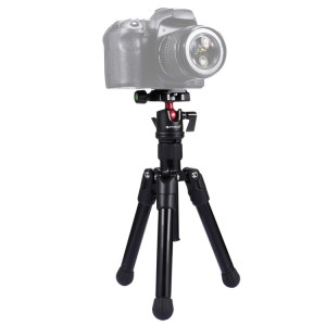 Fixation de trépied en alliage de magnésium PULUZ Pocket Mini Microspur Photos avec rotule à 360 degrés pour appareils photo reflex numériques et numériques, hauteur réglable: 24.5-57cm, Charge max .: 3kg SP30011268-20