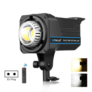 PULUZ 220V 150W Studio Video Light 3200K-5600K Double température de couleur Système de dissipation thermique intégré avec télécommande (prise UE) SP61EU1595-20