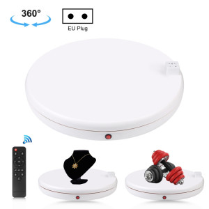 PULUZ 45cm Télécommande Ajustant La Vitesse Tournante Présentoir Avec Prise De Courant, Blanc, Charge 100kg SP48EU1308-20