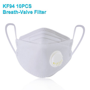 10 PCS CE Certifié KF94 Respirateur Respirant Anti-Poussière Antiviral Anti-buée Willow Masque De Protection En Forme De Feuille De Saule avec Filtre Respiratoire SH4733361-20