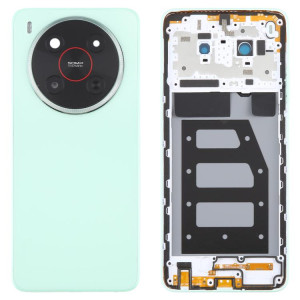 Cache arrière de batterie en plastique pour ZTE Blade V70 Max avec cadre central et cache d'objectif d'appareil photo (vert) SH95GL1296-20