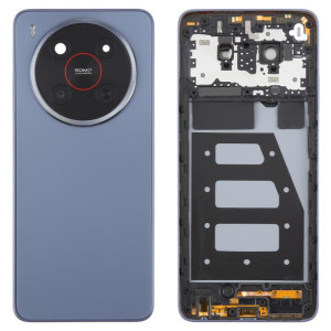 Cache arrière de batterie en plastique pour ZTE Blade V70 Max avec cadre central et cache d'objectif d'appareil photo (violet) SH95PL570-20