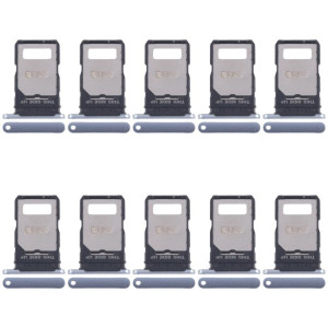 Pour Motorola Edge 50 Fusion, lot de 10 tiroirs pour carte SIM d'origine + tiroir pour carte SIM (bleu) SH278L1567-20