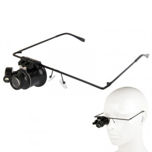 20X type de lunettes montre loupe de réparation avec lumière LED SH0008995-20