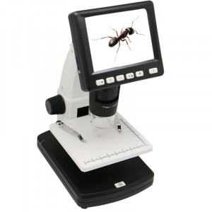 Microscope numérique autonome à ACL de 500 pouces à 5 mégapixels de 3,5 pouces avec 8 DEL, Carte de support pour carte mémoire jusqu'à 32G (DMS-038M) (Blanc) SH40731411-20