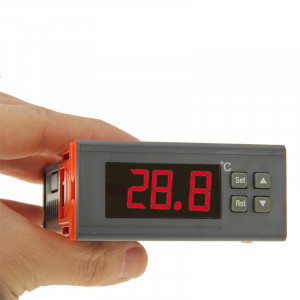 Régulateur de thermocouple de régulateur de température d'affichage à cristaux liquides de RC-110M Digital avec le termomètre de sonde, plage de température:-40 à 110 degrés Celsius SH4580355-20